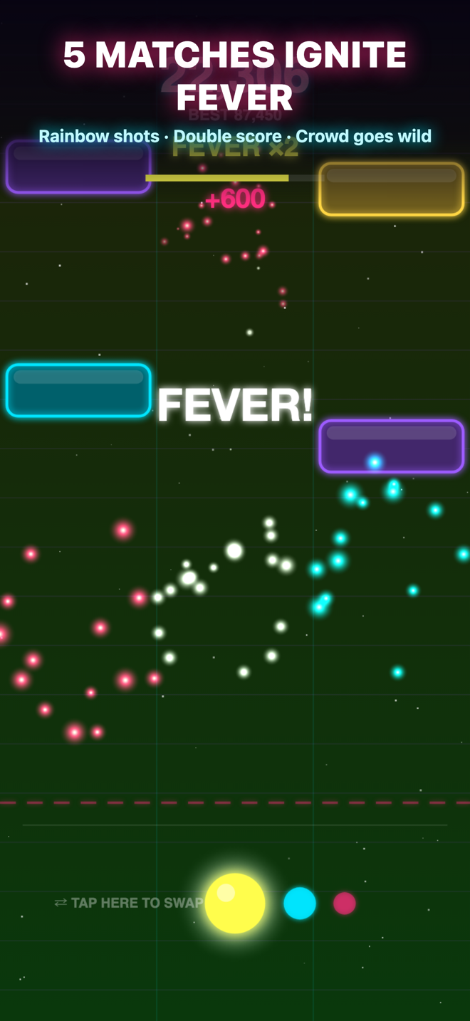 Three lanes, one thumb — Chroma Rush: Neon Blaster